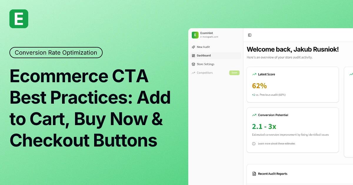 Ecommerce CTA Best Practices: Add to Cart, Buy Now & Checkout Buttons