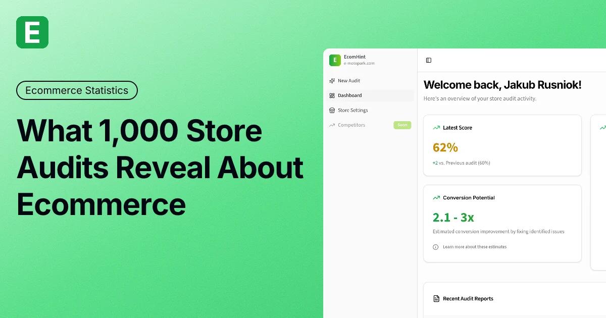 1,000 Store Audits In: The Most Common Ecommerce Mistakes We Keep Finding