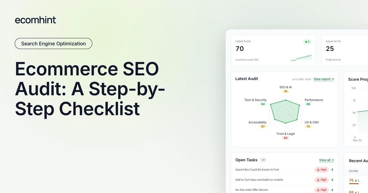 Ecommerce SEO Audit: A Step-by-Step Checklist