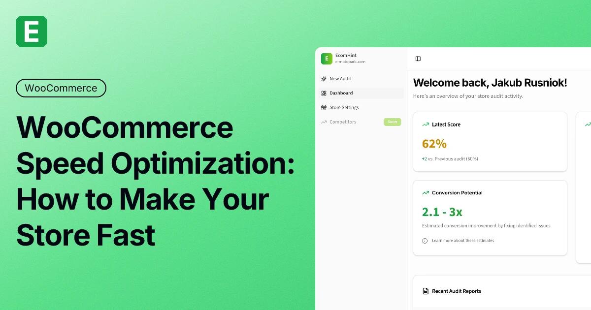 WooCommerce Speed Optimization: How to Make Your Store Fast